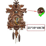 Horloge Murale "Creative Retro Wood Cuckoo" – Design Chalet & Balancier Pendule - Vignette | La Belle Horloge