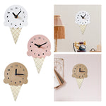 Mini Horloge Murale "Crème Glacée" en Bois – Design Scandinave & Minimaliste - Vignette | La Belle Horloge