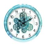 Horloge Murale "Steampunk Vision" – Engrenages Mobiles & Transparence Cristal - Vignette | La Belle Horloge