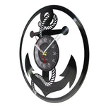 Horloge Murale Vinyle Ancre Marine - Vignette | La Belle Horloge
