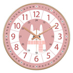 Horloge Pédagogique "24 Styles" – Apprendre l'Heure en Couleurs & Silence 20cm - Vignette | La Belle Horloge