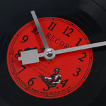 Horloge Murale Disque Vinyle Noir — Déco Rétro Musique - Vignette | La Belle Horloge