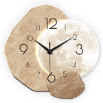 Horloge Murale "Moon & Rock" – Design Artistique & Quartz Silencieux - Vignette | La Belle Horloge