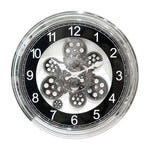 Horloge Murale "Steampunk Vision" – Engrenages Mobiles & Transparence Cristal - Vignette | La Belle Horloge