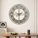 Horloge Murale "American Retro" – Fer Forgé Artisanal & Design Industriel - Vignette | La Belle Horloge