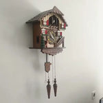 Horloge Coucou Chalet Pastoral – Volets Rouges Animaux Poids Forêt-Noire - Vignette | La Belle Horloge
