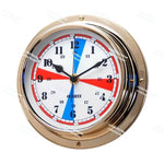Inclinomètre de Marine "Amiral" – Instrument de Bord Haute Précision en Cuivre - Vignette | La Belle Horloge