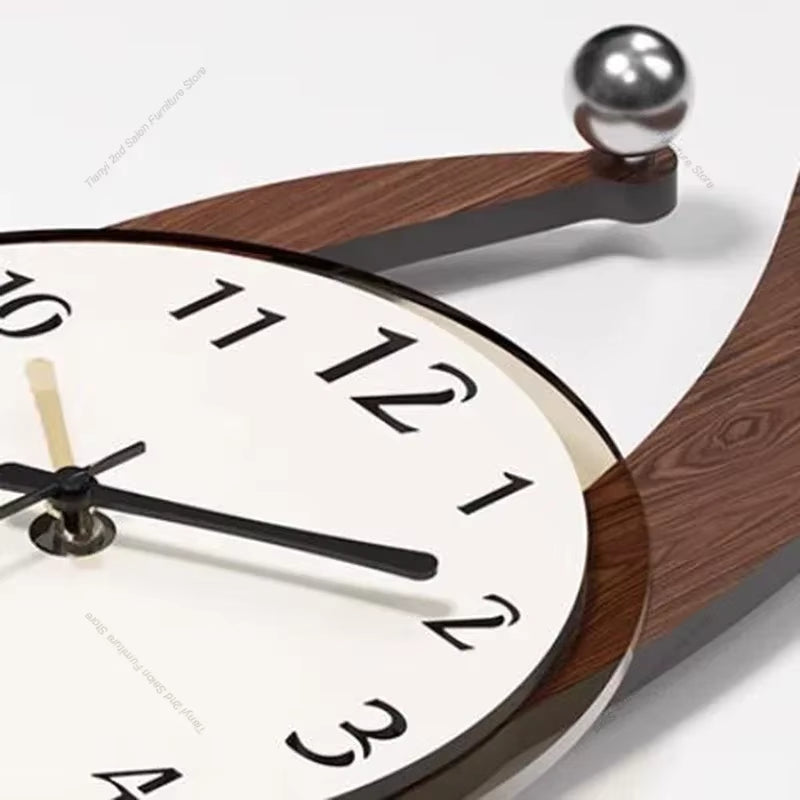 Wooden Decoration Wall Clocks Art Mural Elegant Bedroom Silent Wall Clocks Retro Minimalist Design Home Decor Reloj Pared LLWC