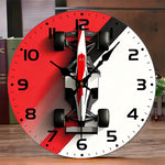 Horloge Murale Racing – Monoplace de Course | Cadran Bois 25cm - Vignette | La Belle Horloge