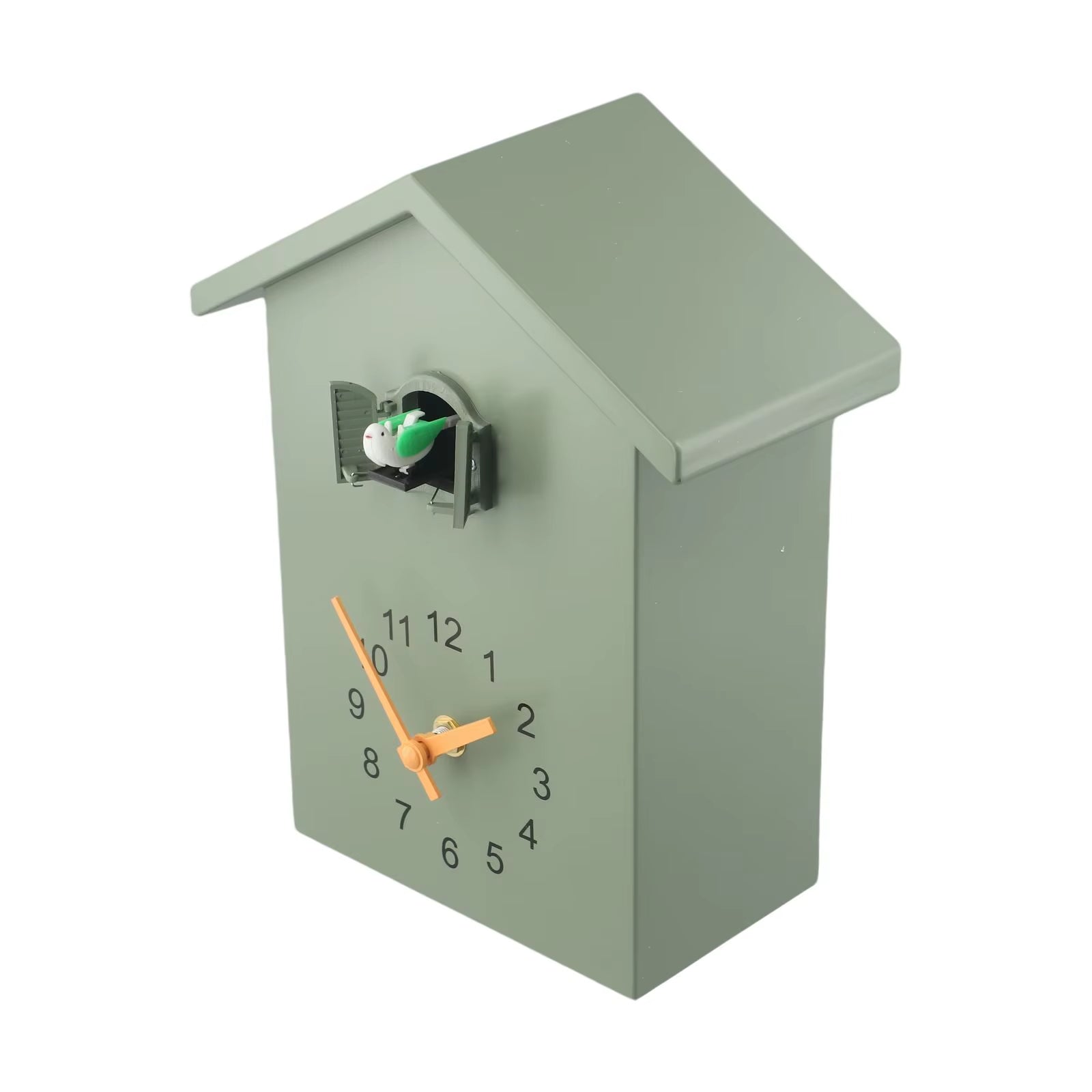 1Pc Clock Equipment Kitchens Living Room Modern Offices Room Supplies Art Battery Powered Bedrooms Bird House Cuckoo Clock