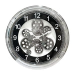Horloge Murale "Steampunk Vision" – Engrenages Mobiles & Transparence Cristal - Vignette | La Belle Horloge