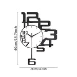 Horloge "Art Decoration Swing" – Design Créatif & Pendule Silencieux - Vignette | La Belle Horloge