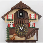 Horloge Coucou Chalet Pastoral – Volets Rouges Animaux Poids Forêt-Noire - Vignette | La Belle Horloge