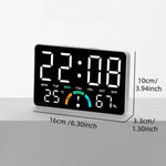 Horloge Digitale Murale Grand Format – Température, Hygrométrie et Calendrier - Vignette | La Belle Horloge