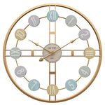 Horloge Murale Artistique en Métal Ajouré — Cadran Pastel 40 cm - Vignette | La Belle Horloge
