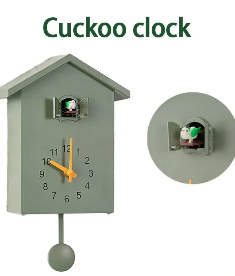 20X25Cm Cuckoo Quartz Wall Clock Modern Bird Home Living Room Hanging Watch Horologe Clocks Timer Office Home Decoration Gifts