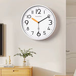 Horloge "Modern Round" – Design Nordique Monochrome & Silence Total - Vignette | La Belle Horloge
