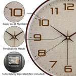 Horloge Murale Classique Silencieuse – Grands Chiffres - Vignette | La Belle Horloge
