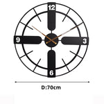 Horloge Murale Géante "Solaris" – Design Scandinave en Fer Forgé - Vignette | La Belle Horloge