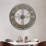 Horloge Murale "American Retro" – Fer Forgé Artisanal & Design Industriel - Vignette | La Belle Horloge