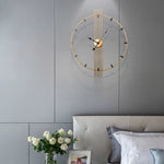 Horloge Murale Géante  – Fer Forgé "Light Luxury" & Quartz Silencieux - Vignette | La Belle Horloge