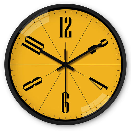 Creative Personality Modern Wall Clock Nordic Simple Wall Clocks Mute Home Bedroom Restaurant Living Room Decoration Clock