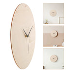 Horloge Murale Noire en Bois Aiguilles Cuivrées – Minimaliste Scandinave Silencieuse - Vignette | La Belle Horloge