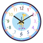 Horloge Pédagogique "24 Styles" – Apprendre l'Heure en Couleurs & Silence 20cm - Vignette | La Belle Horloge