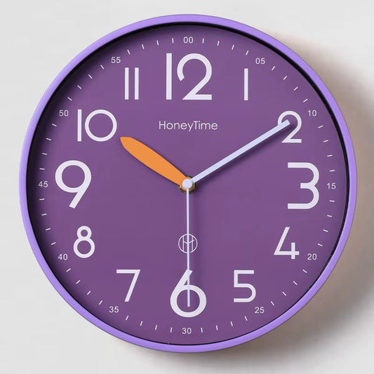 2025New 10/12 Inch Nordic Simple Wall Clock Living Room Home Decoration Silent Fashion Hanging Watch Modern Creative Quartzclock