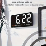 Horloge Murale LED "Horizon Control" – Commande Vocale & Affichage Carousel - Vignette | La Belle Horloge