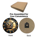 Horloge Murale "Moonlight Night" – Chouette & Lune Mystique en Bois Silencieux - Vignette | La Belle Horloge