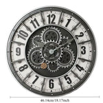 Horloge Murale "Industrial Roman Gear" – Chiffres Romains & Design Engrenages Rétro - Vignette | La Belle Horloge