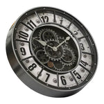 Horloge Murale "Industrial Roman Gear" – Chiffres Romains & Design Engrenages Rétro - Vignette | La Belle Horloge
