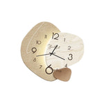 Horloge Murale Scandinave "Lune" en Bois – Design Minimaliste 28 cm - Vignette | La Belle Horloge