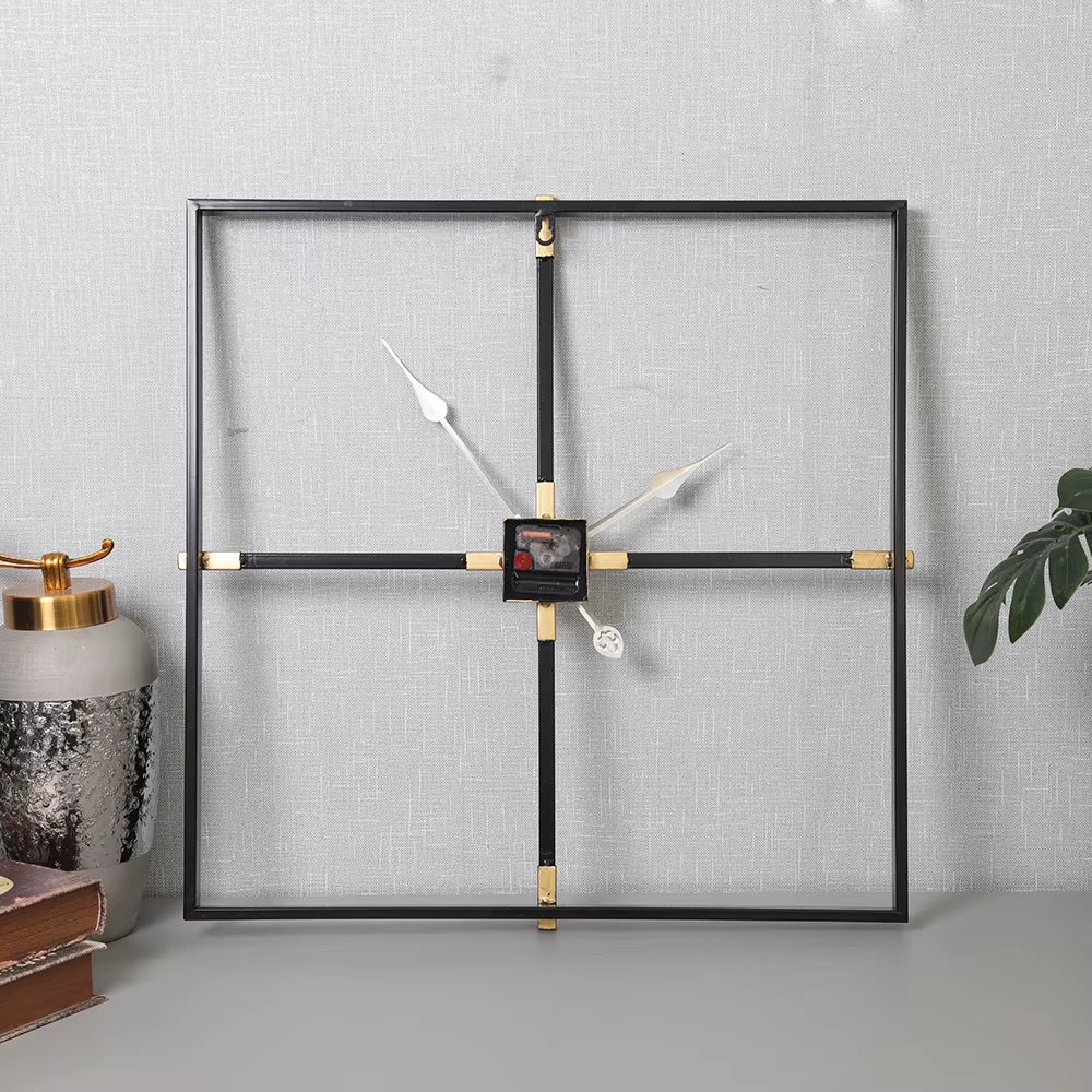 Restaurant Creative Clock Metal Iron Clock