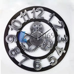 Horloge Murale "Industrial Gear" – Design Artisanal Vintage & Style LOFT - Vignette | La Belle Horloge