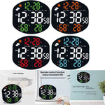 Horloge Murale "Mirrored Prism XL" – Écran LED Couleurs & Station Météo - Vignette | La Belle Horloge