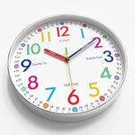 Horloge Éducative Enfant 30cm – Apprendre l'Heure en Couleurs & Silence - Vignette | La Belle Horloge