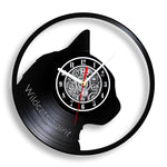 Horloge Murale "Funny Cat" – Vinyle Recyclé & Design Chat Rigolo - Vignette | La Belle Horloge
