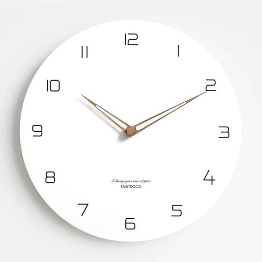 Wall Clock Modern Silent Quartz Nordic Minimalist Large Home Decor Living Room Bedroom Kitchen Living Room Decoration Clock