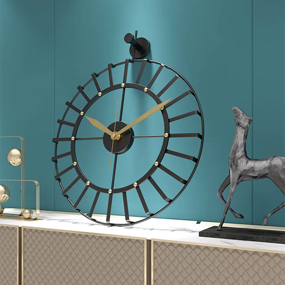 Horloge Murale Silencieuse Créative De 50Cm, Balayage Précis Des Secondes, Horloges D'Art Murales Silencieuses, Salon, Chambre À Coucher, Bureau, Bibliothèque, Décorations Murales