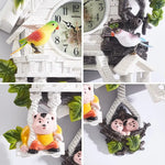 Cuckoo Wall Clocks with Timer Resin Clock Function Digital Decorative Wall Clock with Sounds for Home Kids Living Room Decor - Vignette | La Belle Horloge