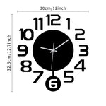 Horloge Pendule "Modern Silent" – Design Artistique & Silencieux - Vignette | La Belle Horloge