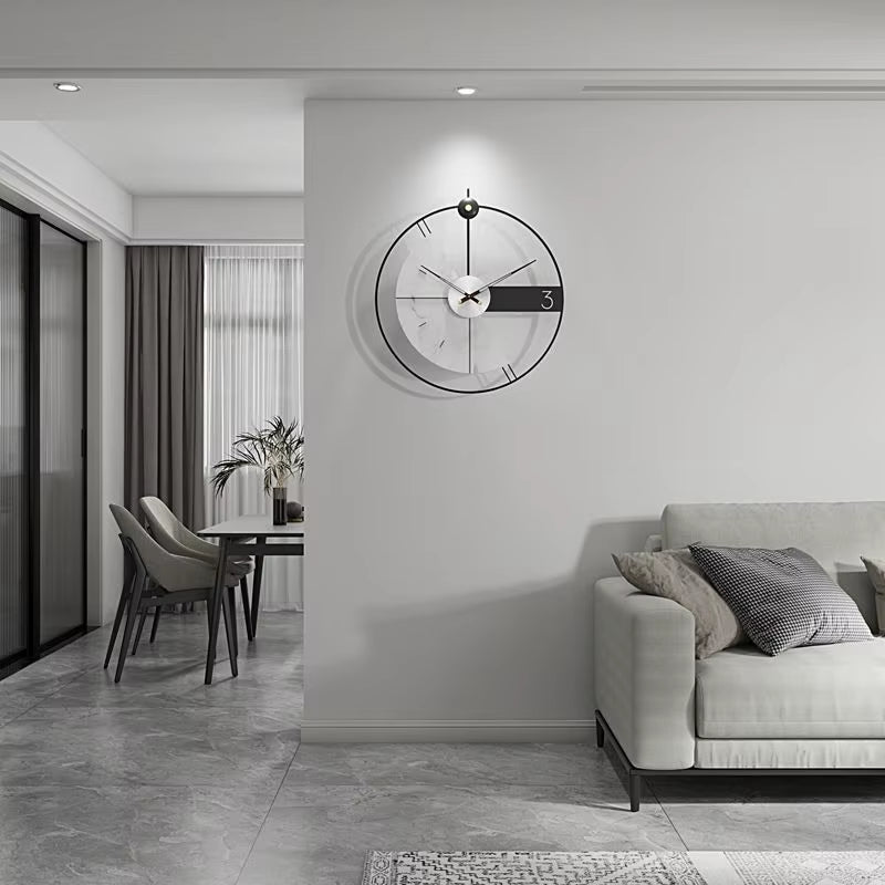 Modern Creative Wall Clocks Bedroom Simple Wall Watch Living Room Luxury Silent Clock Nordic Interior Decoration Accessories