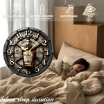 Horloge Murale "Vintage Whiskey" – Design Industriel en Bois & Quartz Silencieux - Vignette | La Belle Horloge