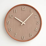 Horloge Murale en Bois Japonais – Design Rétro Silencieux - Vignette | La Belle Horloge