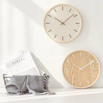 Horloge Murale Japonaise en Bois – Mouvement Coréen MJK & Design Minimaliste - Vignette | La Belle Horloge