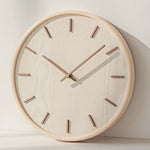 Horloge Murale Japonaise en Bois – Mouvement Coréen MJK & Design Minimaliste - Vignette | La Belle Horloge