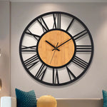 Horloge Murale Géante 40 cm – Chiffres Romains 3D & Design Industriel Rétro - Vignette | La Belle Horloge