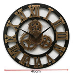 Horloge Murale Industrielle  – Design Engrenages Rétro - Vignette | La Belle Horloge